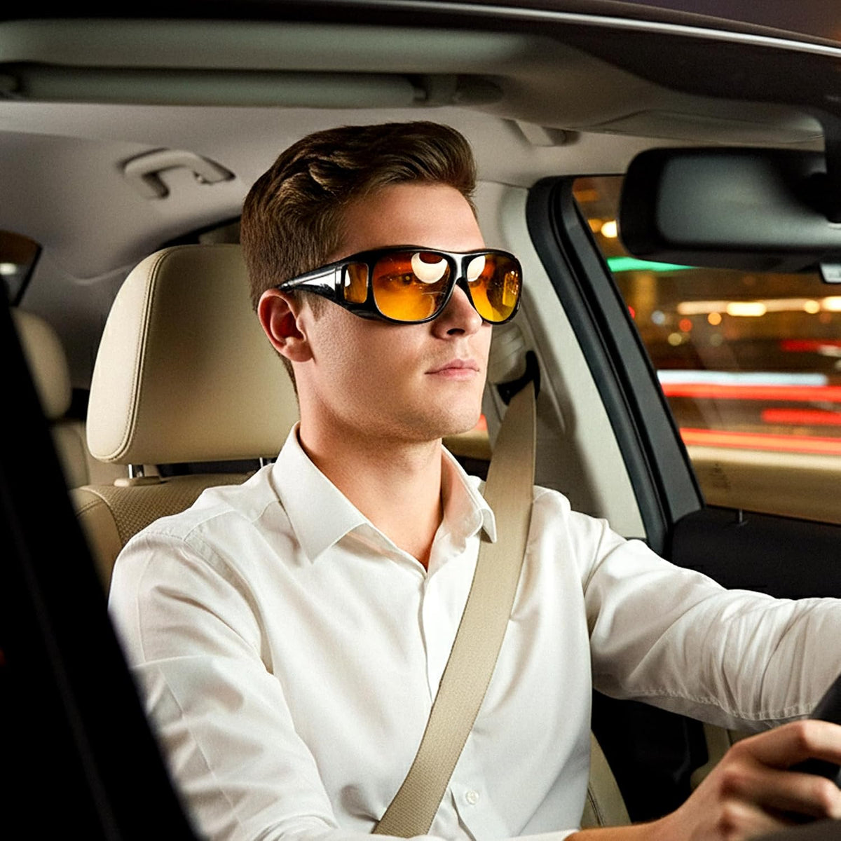 商品图片 13 | B0FPCJVNW5 | Fit Over Glasses Sunglasses for Women Men - Driving Glasses Day/Night Myopia Goggles Sunglasses Cover