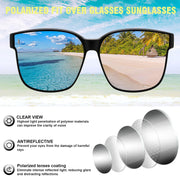 ÉÌƷͼƬ 55 | B0DS5D4WB4 | FEISEDY Sunglasses That Fit Over Glasses for Women Men UV400 B0269