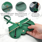 商品图片 33 | B0CFPPR4K1 | FEISEDY 2Pack Soft Leather Sunglass Bag, Portable Holder Eyeglasses Case | Lightweight Portable Design, With Button Clip Wrist Strap for Travel Daily Use B0049