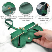 ÉÌƷͼƬ 33 | B0CFPRPTDG | FEISEDY 2Pack Soft Leather Sunglass Bag, Portable Holder Eyeglasses Case