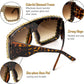 商品图片 5 | B09YHJ846J | FEISEDY Square Diamond Sunglasses for Women Retro Fashion Shiny Rhinestone Sun Glasses B2916