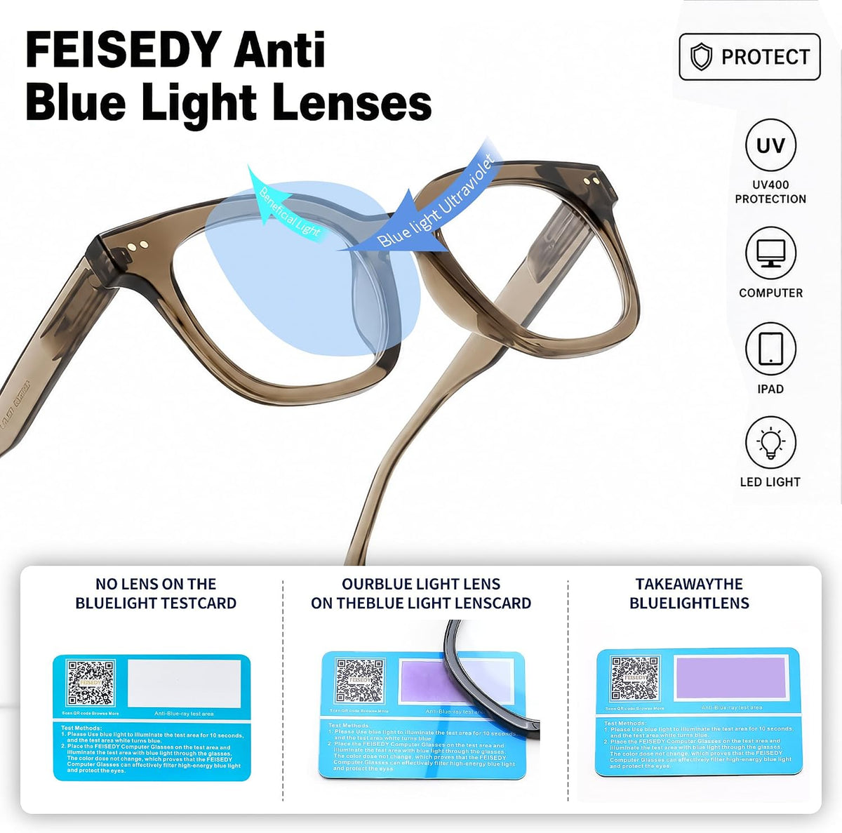 商品图片 18 | B0HCTFJTY2 | FEISEDY Blue Light Blocking Reading Glasses for Women Men B0401