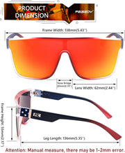ÉÌƷͼƬ 37 | B0B2836HD6 | FEISEDY Sunglasses for Women Men, Fashion Mirrored Single Lens Shades