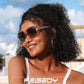 商品图片 105 | B079GT4RXH | FEISEDY Polarized Women Square Sunglasses Sparkling Composite Shiny Frame B2289