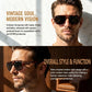 商品图片 26 | B0DSH2BVX5 | FEISEDY Polarized Aviator Sunglasses Men Women, Retro 70s Style Design - UV400 Protection, Driving & Daily Wear B0203