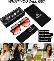 ÉÌƷͼƬ 13 | B0H71K72HH | FEISEDY Retro Aviator Sunglasses for Women Men 70s Square Sun Glasses B0281