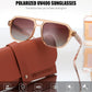 商品图片 7 | B0DSH2BVX5 | FEISEDY Polarized Aviator Sunglasses Men Women, Retro 70s Style Design - UV400 Protection, Driving & Daily Wear B0203