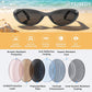 商品图片 27 | B0H6WC71MZ | FEISEDY Retro Oval Polarized Sunglasses for Women Cat Eye TR90 Shades B0460