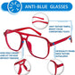 商品图片 19 | B0C6ZZXZ3F | FEISEDY Blue Light Glasses for Women Men Oversized Pilot Lightweight B2866