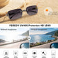 商品图片 16 | B0GX6FSM23 | FEISEDY Retro Rimless Rectangle Y2K Tinted Sunglasses for Women Men B0423