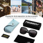 商品图片 7 | B0BJ71VZCB | FEISEDY Women's Fashion Sunglasses, Oversized Square Frame with Pearl Sparkling, Polarized UV Protection B2821