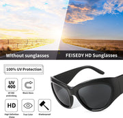ÉÌƷͼƬ 5 | B0BQBWYZF6 | FEISEDY Trendy Y2k Sunglasses Women Men Oversized Shield Sunglasses Fashion Wrap Around Futuristic Glasses B2359