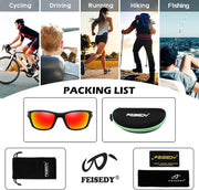 ÉÌƷͼƬ 13 | B0CTXW1SQG | FEISEDY Sports Polarized Sunglasses For Men Women Cycling Driving Fishing Running UV400 Protection B0125