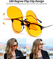 ÉÌƷͼƬ 17 | B0FZKQ9RL5 | FEISEDY Clip on Rimless One Piece Blue Light Glasses for Woman Men B0360