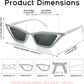 商品图片 83 | B079KYQYT3 | FEISEDY Small Cat Eye Sunglasses Vintage Square Shade Women Eyewear B2291