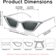 ÉÌƷͼƬ 83 | B079KYQYT3 | FEISEDY Small Cat Eye Sunglasses Vintage Square Shade Women Eyewear B2291