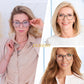 商品图片 3 | B0DG5P5J7C | FEISEDY 3 Pack Lightweight Square Blue Light Reading Glasses for Women Trendy Tortoise Clear Readers B0238