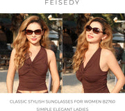 ÉÌƷͼƬ 33 | B09KC567VY | FEISEDY Womens Polarized Sunglasses UV400 Anti Glare Fashion Shades