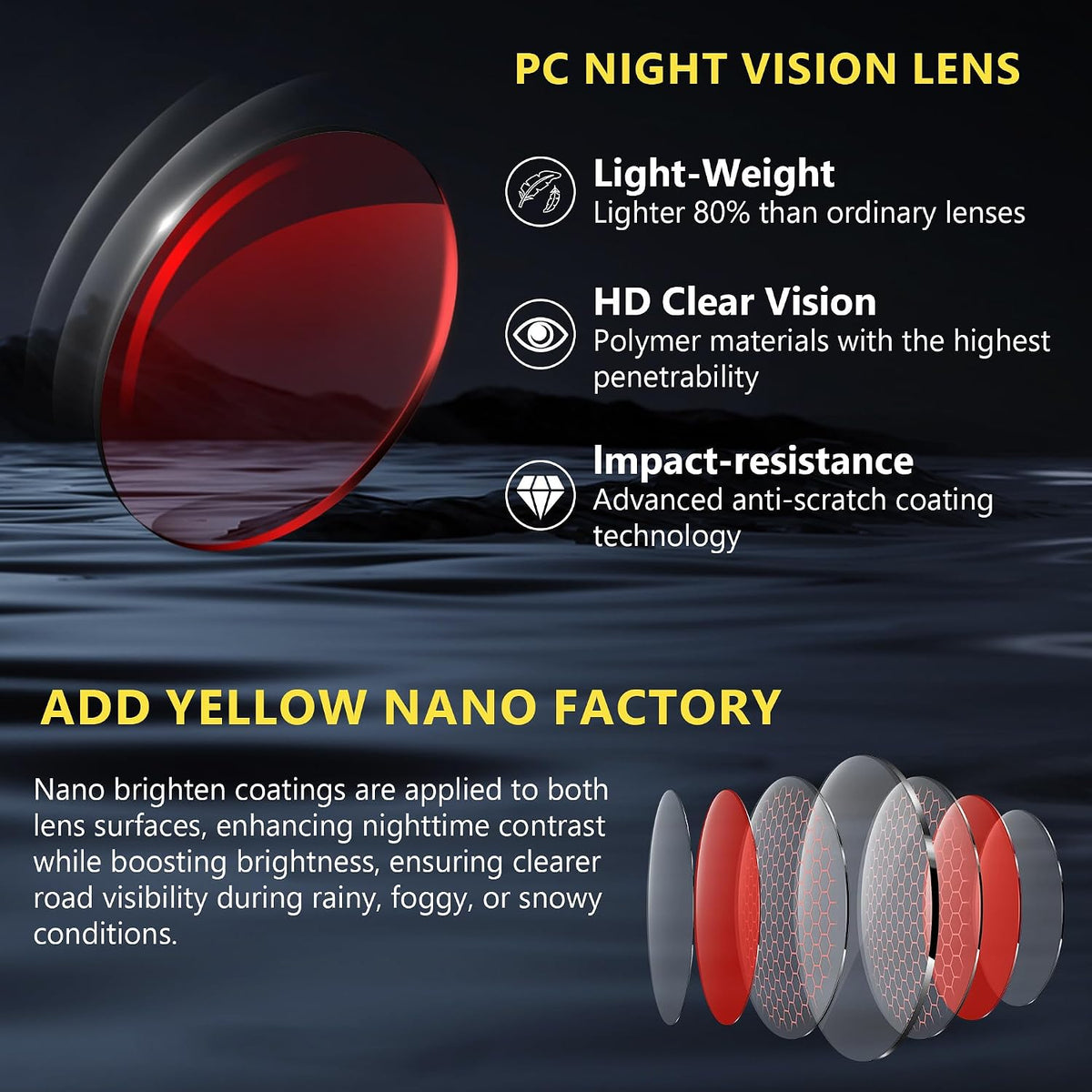ÉÌƷͼƬ 16 | B0FWBRF3SR | FEISEDY Fit Over Glasses Sunglasses, Work Safety Goggles for Men Women, Wrap Around Sunglasses Outdoors B0343