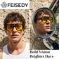 商品图片 19 | B0H1WK6BZT | FEISEDY Retro Aviator Polarized Sunglasses Men Women Trendy Square B0433