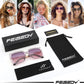 商品图片 34 | B08HVPGJW5 | FEISEDY Sunglasses Womens Trendy, Oversized Square Shades, Pearl Inlay Cat Eye Frame UV400 Protection B2625