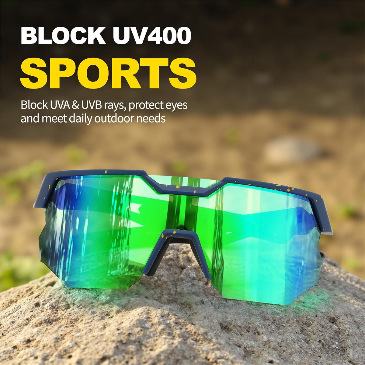 ÉÌƷͼƬ 24 | B0DPX8G9RG | FEISEDY Polarized Sports Sunglasses for Men and Women,UV400 Baseball Sunglasses Youth Cycling Softball Goggles B0206