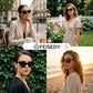 商品图片 2 | B0GVF3CZ9N | FEISEDY Cat eye Sunglasses Polarized and Retro Stylish for Women Men B0428 | UV400 Protection, for Driving Fishing Beach Travel and Party, Metal Accents, Versatile Styling