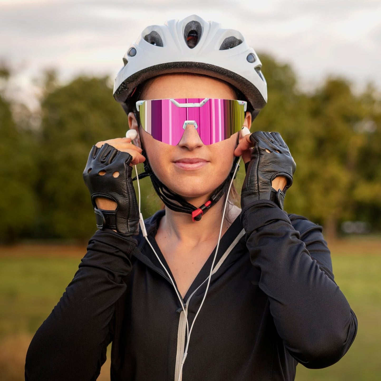商品图片 2 | B0D2R93ZVQ | FEISEDY Cycling Sunglasses for Men Women, Sport Sunglasses for Baseball Softball Running Fishing Golf UV400 B0167