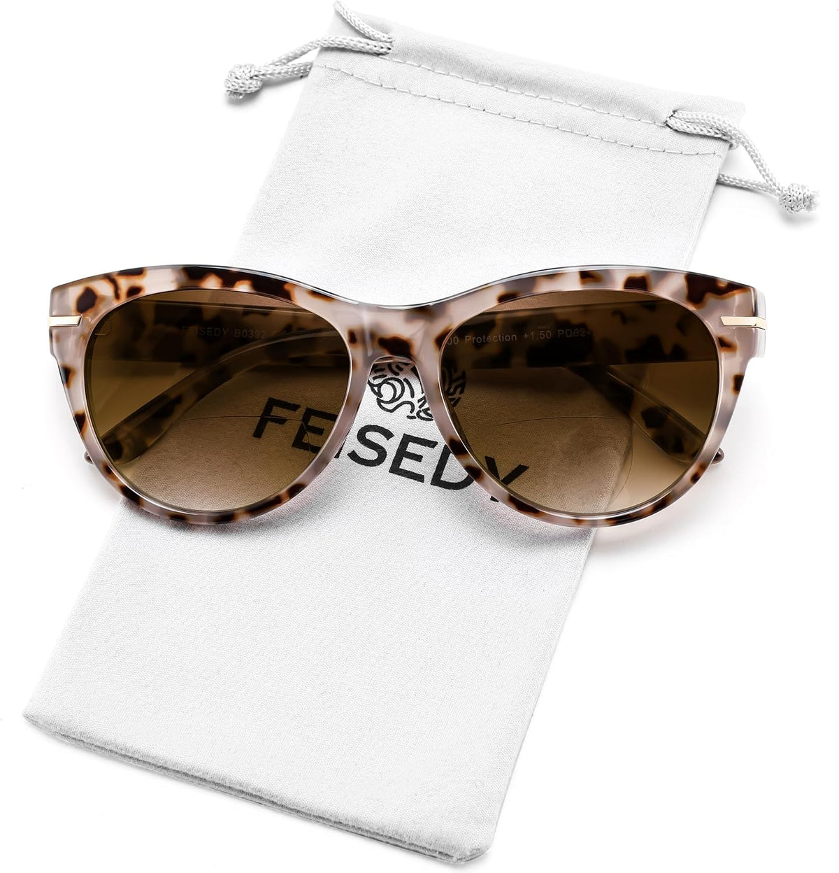 ÉÌƷͼƬ 25 | B0HDS914Y5 | FEISEDY Bifocal Sunglasses Reader Women Stylish Cat Eye Sun Readers B0392