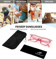 ÉÌƷͼƬ 123 | B0C5378735 | FEISEDY Vintage Square Cat Eye Sunglasses Women Trendy Cateye Sunglasses B2473