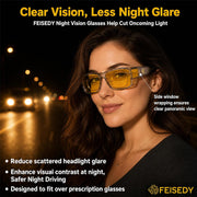 商品图片 11 | B0HG8TKYW8 | FEISEDY Fit Over Polarized Sunglasses Men, Night Driving Wrap Glasses B0330