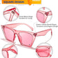 商品图片 122 | B0C5378735 | FEISEDY Vintage Square Cat Eye Sunglasses Women Trendy Cateye Sunglasses B2473