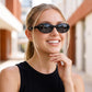 商品图片 30 | B0H6WC71MZ | FEISEDY Retro Oval Polarized Sunglasses for Women Cat Eye TR90 Shades B0460