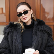 ÉÌƷͼƬ 11 | B0DX1678RX | FEISEDY Retro Rectangular Sunglasses for Women Men 90s Small Vintage Fashion Square Sunnies B0282