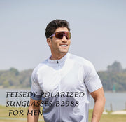 ÉÌƷͼƬ 25 | B0C785JPH3 | FEISEDY Sports Sunglasses, Polarized Oversized Shield for Women Men Youth, Baseball Cycling Running Outdoor Visor B2988