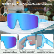 ÉÌƷͼƬ 5 | B0C785JPH3 | FEISEDY Sports Sunglasses, Polarized Oversized Shield for Women Men Youth, Baseball Cycling Running Outdoor Visor B2988