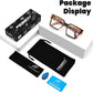 商品图片 32 | B0CDBH37B5 | FEISEDY Oversized Blue Light Glasses for Women Men TR90 Retro Square Anti Eyestrain Glasses Rectangle Fashion Frame B0037