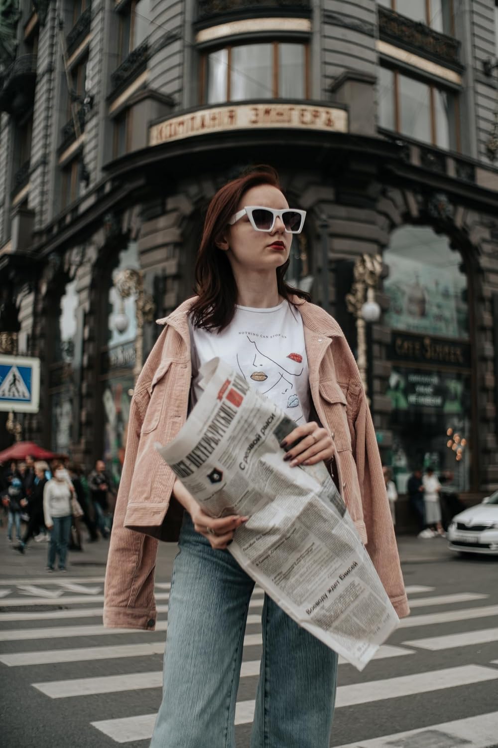 商品图片 50 | B0C5378735 | FEISEDY Vintage Square Cat Eye Sunglasses Women Trendy Cateye Sunglasses B2473