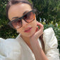 商品图片 56 | B0C5378735 | FEISEDY Vintage Square Cat Eye Sunglasses Women Trendy Cateye Sunglasses B2473