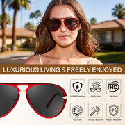 ÉÌƷͼƬ 31 | B0GYVVZBQM | FEISEDY Classic Aviator Sunglasses UV400 Protection for Women Men B0461