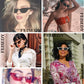 商品图片 108 | B079KYQYT3 | FEISEDY Small Cat Eye Sunglasses Vintage Square Shade Women Eyewear B2291