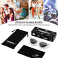 商品图片 15 | B0BZ7YMM4F | FEISEDY Oversized Women Cat Eye Rhinestone Sunglasses Costume Party B2360