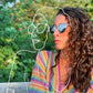 商品图片 5 | B01MEHLOJ8 | FEISEDY Cat Eye Fashion Metal Frame Mirrored Flat Lenses Women Sunglasses B2206