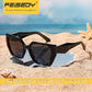 商品图片 40 | B0CNCTSQ2Z | FEISEDY Trendy Polarized Sunglasses, Oversized Irregular TR Frame for Women Men, Retro Shades UV400 B0016
