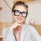 商品图片 10 | B0CSS4158B | FEISEDY Oversized Square Blue Light Blocking Glasses for Women Men Fashion Computer Glasses Reduce Eye Strain B0111