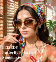 ÉÌƷͼƬ 33 | B0CNRQ7WVZ | FEISEDY Y2K Women Polarized Sunglasses Butterfly Wrap Around UV400 Shades
