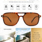 商品图片 18 | B0H2V9BFS5 | FEISEDY Retro Polarized Aviator Square Sunglasses for Women Men UV400 B0357