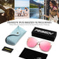 商品图片 29 | B0BJ71VZCB | FEISEDY Women's Fashion Sunglasses, Oversized Square Frame with Pearl Sparkling, Polarized UV Protection B2821