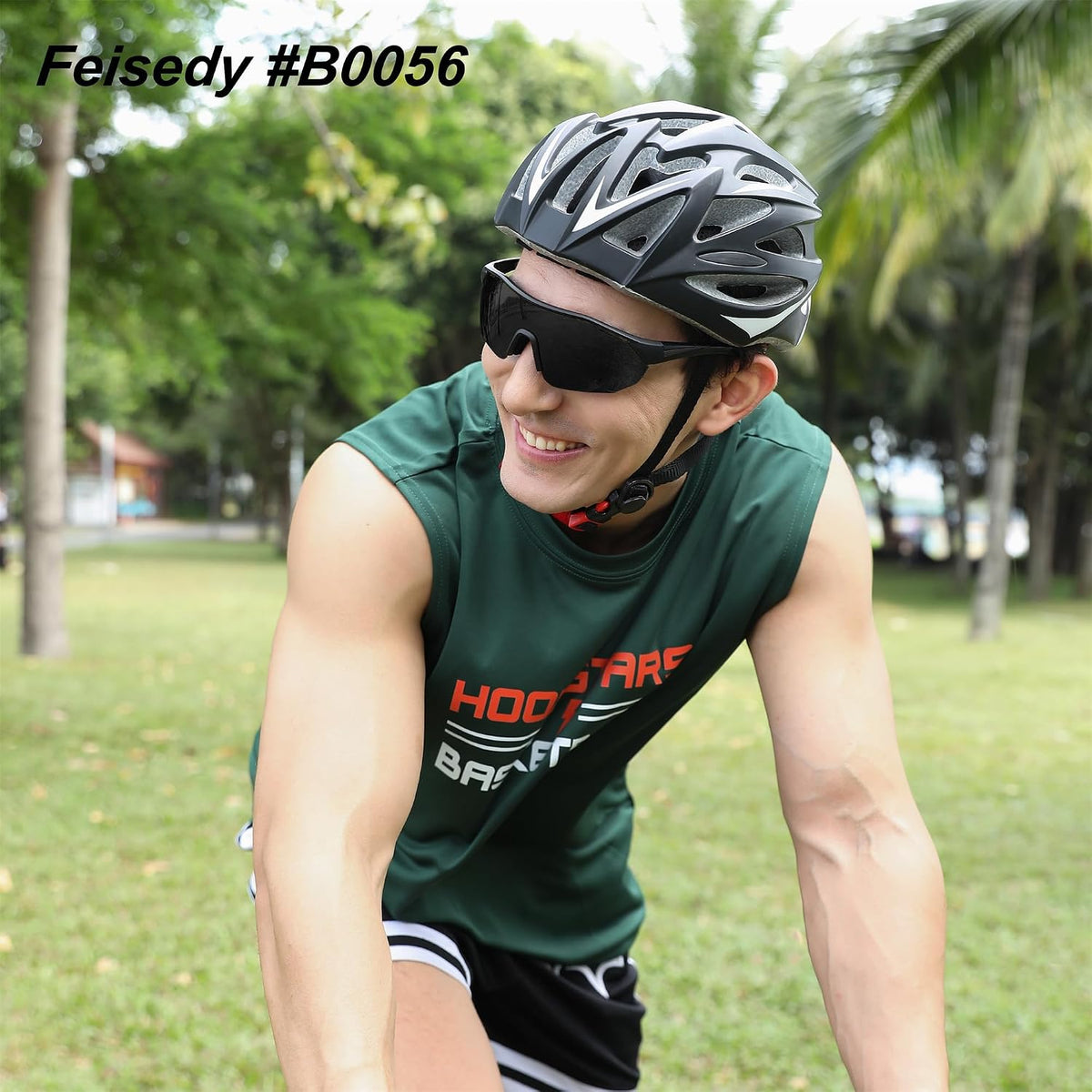 ÉÌƷͼƬ 3 | B0CNCBXTDV | FEISEDY Polarized Sunglasses Baseball Lightweight Frame Men Women Sports Cycling Sun Glasses for MTB UV400 Protection B0056