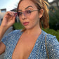 商品图片 41 | B0CY2Q4VW1 | FEISEDY Rimless Sunglasses Y2K Retro Small Narrow Rectangle Shades B2643